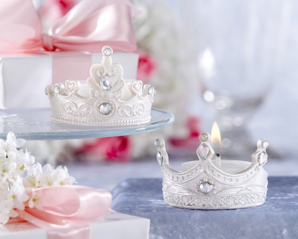 "Royal Tea Lights" Jeweled Tea Lights (Set of Four Prince or Four Princess)