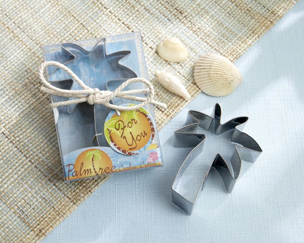 Palm Tree Cookie Cutter in Beach-themed Gift Box