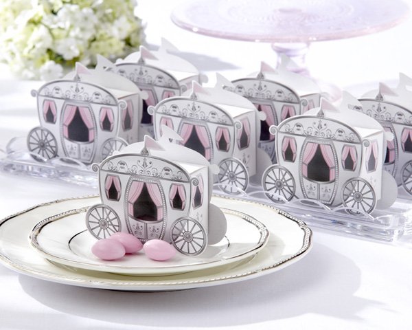 "Enchanted Carriage" Favor Boxes (Set of 24)