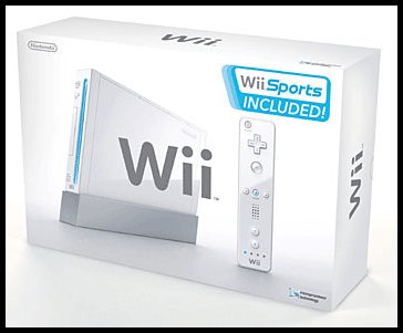 Nintendo Wii Game Console w/ Wii Sports & Jacket