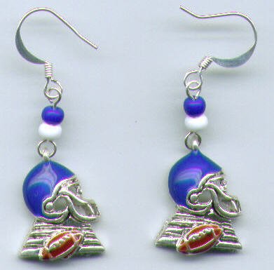 Football and Helmet Earrings