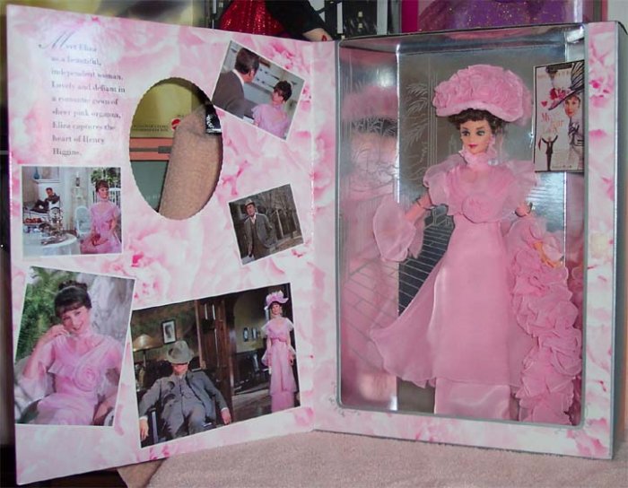 1995 Barbie as Eliza Dolittle in My Fair Lady Pink NRFB