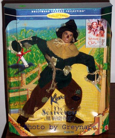 KEN as SCARECROW Wizard of Oz NRFB Collector Edition Hollywood Legends! 1997