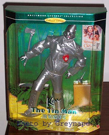 KEN as TIN MAN Wizard of Oz NRFB Collector Edition Hollywood Legends! 1996