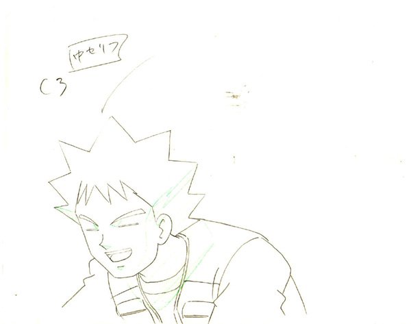 Brock from Pokemon Production Sketch