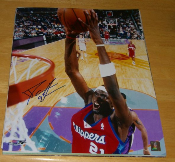 DARIUS MILES SIGNED CLIPPERS 16X20 PHOTO PIC PROOF SIGNING