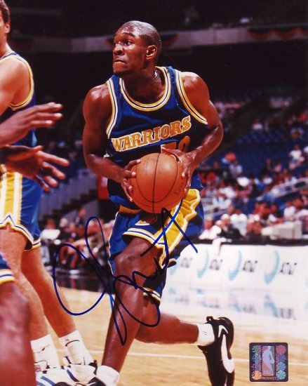 JOE SMITH SIGNED WARRIORS 8X10 PHOTO