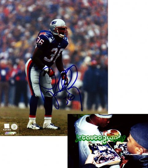 LAWYER MILLOY FALCONS SIGNED PATRIOTS 8X10 PHOTO PIC PROOF SIGNING