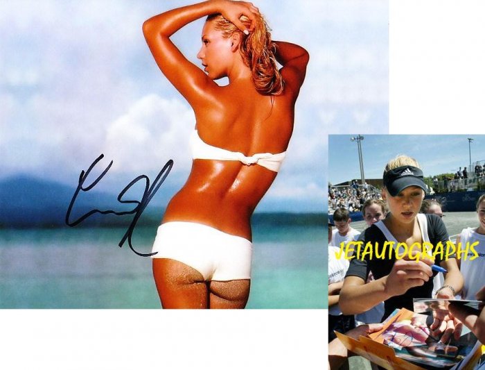 ANNA KOURNIKOVA SIGNED SUPER SEXY 8X10 PHOTO PIC PROOF