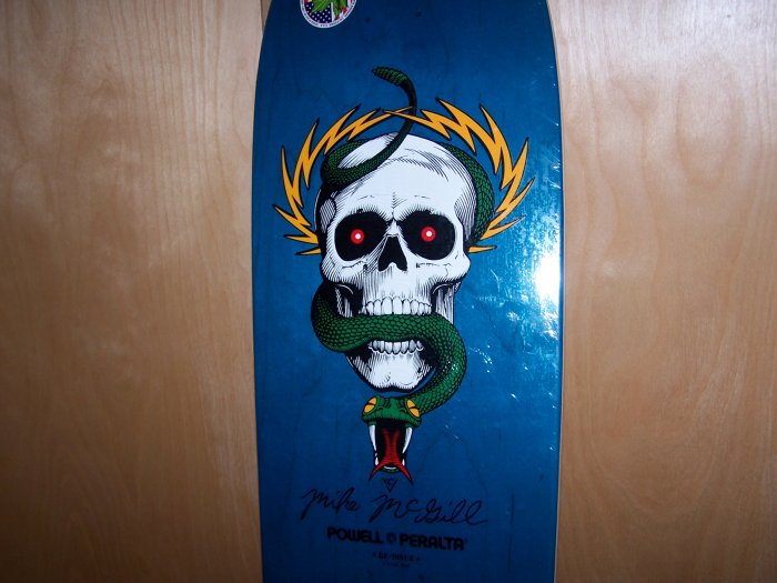 POWELL MCGILL "SKULL & SNAKE" SKATEBOARD DECK