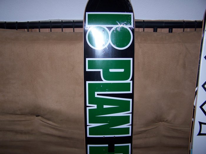 PLAN B GREEN "LOGO" DECK