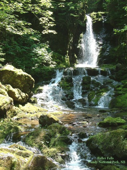 Fuller Falls, Fundy National Park, New Brunswick, CA 01