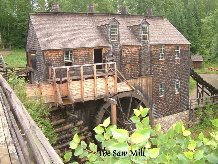 Saw Mill, Kings Landing, New Brunswick, Canada