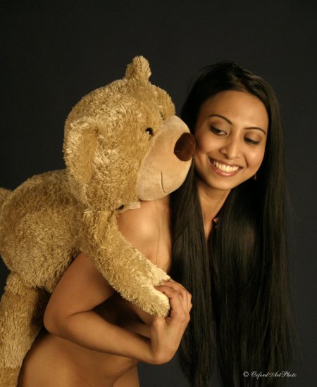 Hot Asian Babe & her teddie!