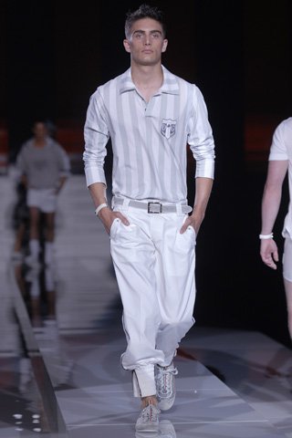 Dolce and Gabbana white and grey outfit-size M, shoes size 9