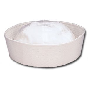 White sailor hat