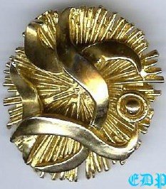 50's Artist Zahara Schatz Pendant Brooch Pin Modernist