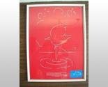 1984 PETER MAX NYC Party Framed Art Limited Bird