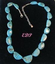 Estate Sterling and Turquoise Necklace Designer Signed