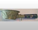 Cloisonne Enamel and Brass Chinese Asian Silk Coal Iron