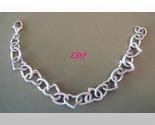 Sterling Floating Heart Hearts Bracelet Italy Italian
