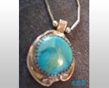 Native American Navajo Turquoise Pendant Handmade Chain