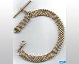 Victorian Edwardian Watch Chain Toggle Charm Bracelet