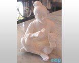 Bisque Porcelain Lady Statue Figure Doll Maker Oriental