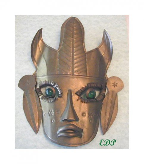 Asian Oriental Mask Handcrafted Wall Hanging