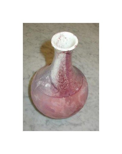 Southwestern DUSTY ROSE Sand Vase Glazed Handmade