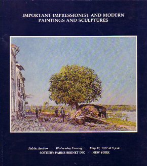 '77 Impressionist Mod Paintings Sotheby Auction Catalog