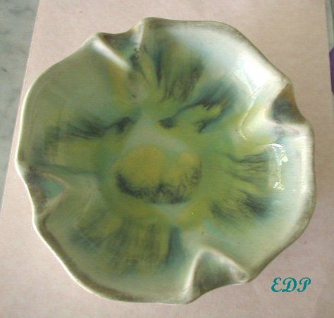 West Germany Splatter Art Bowl Ashtray Modernist