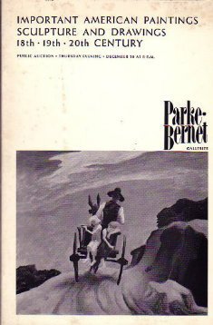 AMERICAN PAINTINGS SCULPTURE Sotheby Auction Catalog