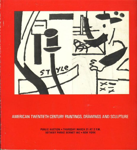 1974 Sotheby Auction Catalog Amer. Paintings Sculpture