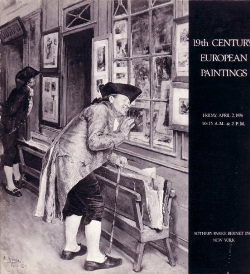 Apr.1976 Sotheby Auction Catalog 19C European Paintings