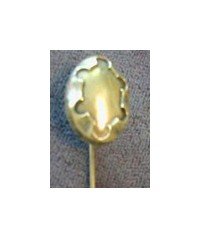 Victorian Brass Hat Pin Stick Pin Lapel Pin