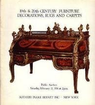 19-20 C. Furniture & Rugs Sotheby 1976 Auction Catalog