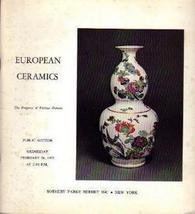 European Ceramics Feb. 26, 1975 Sotheby Auction Catalog