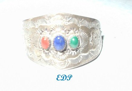 Sterling Silver Hair Barrette Native American Hair Jewelry Juan Pino