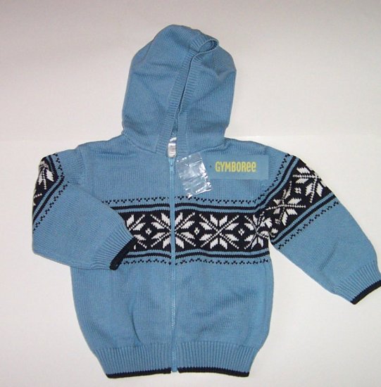 Gymboree Hooded Snowflake Sweater 18/24 Mos.~2T ARCTIC TERRITORY