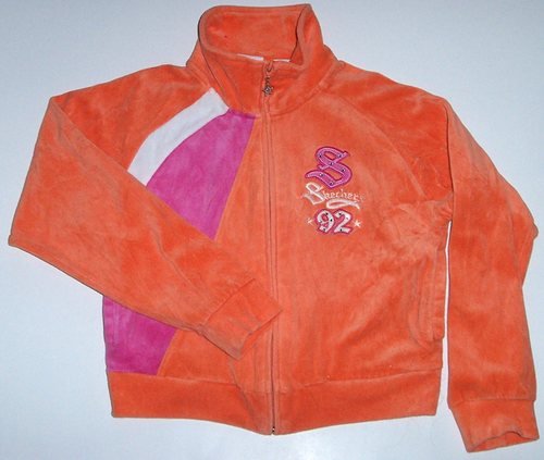 SKETCHERS Velour Jacket Girls Sz. 8