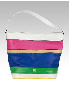 LIZ CLAIBORNE New York Leather Vivien Bucket Purse/Bag