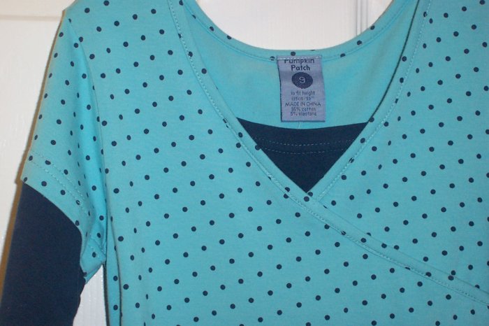 PUMPKIN PATCH Polka Dot Toofer/Top Girls Sz. 9/10