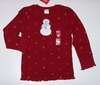 Gymboree MOUNTAIN CABIN Red Snowman Tee/Top Girls Sz. 4