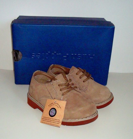 HUSH PUPPIES Glendale Infant Boys Shoes ~ Dirtybuck ~ 5 Medium