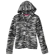 ENERGIE Zebra Zip Front Hoodie/Jacket Girls Medium 9~10
