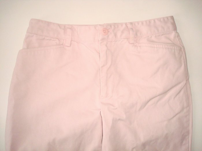 RALPH LAUREN Pink Cotton Cropped Pants Womens Sz. 2
