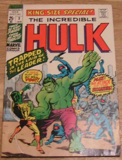 The incredible Hulk 3 King-Size Special!