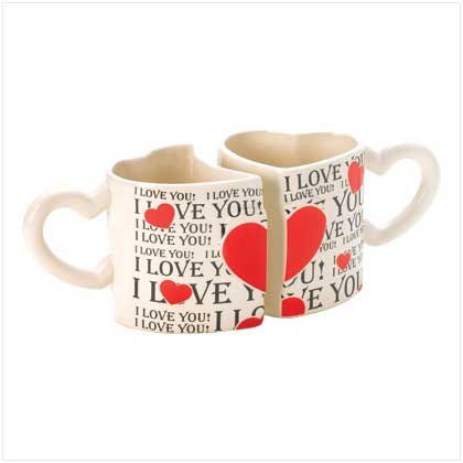 Heart Shaped Mug Duo