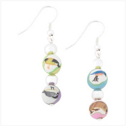 Songbirds Beaded Earrings